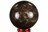 Polished Garnetite (Garnet) Sphere - Madagascar #132071-1